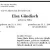 Billes Elsa 1911-2009Todesanzeige